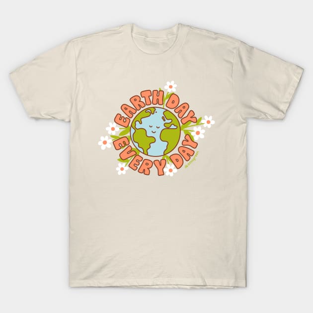 Earth Day Every Day T-Shirt by Ashleigh Green Studios